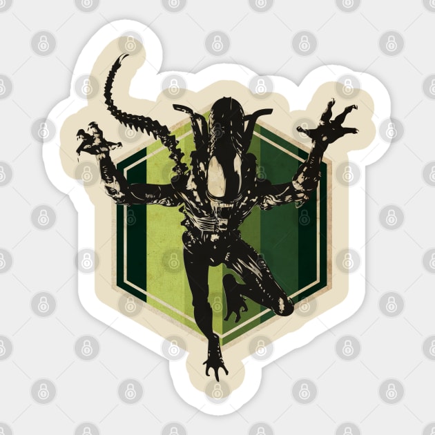 Xenomorph Extinction Sticker by CTShirts